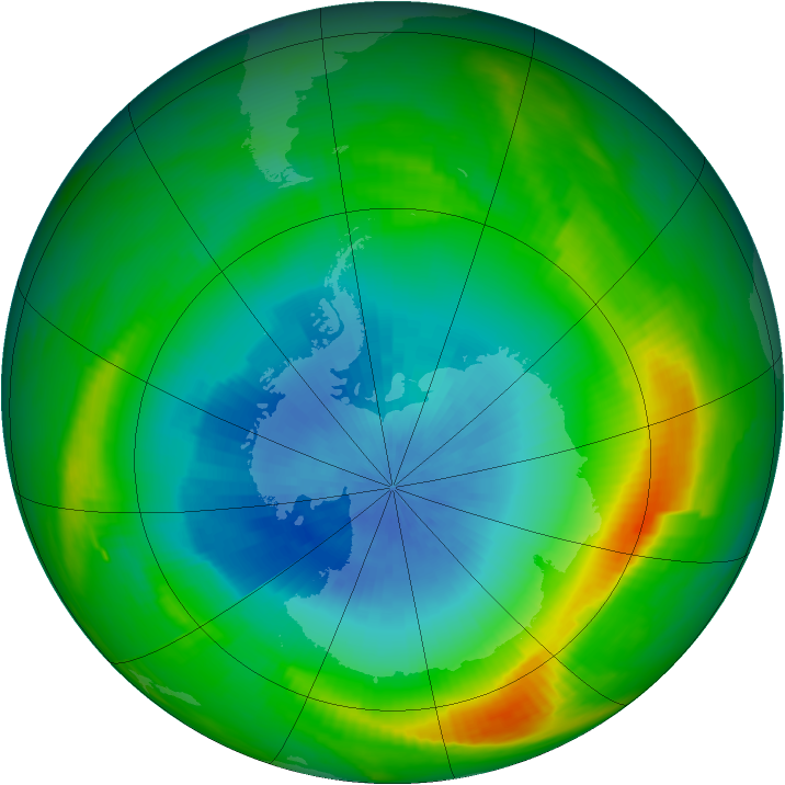 Ozone Map 1981-10-18